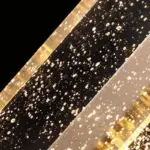 Homeko Luxury Crystal Rectangular Bubble Wall Lamp