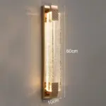Homeko Luxury Crystal Rectangular Bubble Wall Lamp