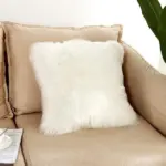 Homeko Luxury Faux Fur Pillow Cover