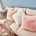 Homeko Luxury Faux Fur Pillow Cover