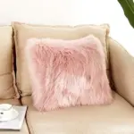 Homeko Luxury Faux Fur Pillow Cover