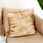 Homeko Luxury Faux Fur Pillow Cover