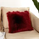 Homeko Luxury Faux Fur Pillow Cover