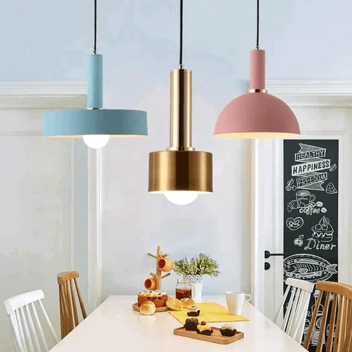 Homeko Macaron Colored Pendant Lights -