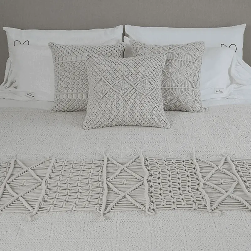 Homeko Macrame Pillow Covers