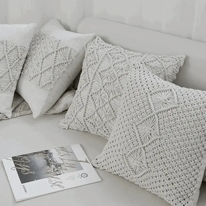 Homeko Macrame Pillow Covers