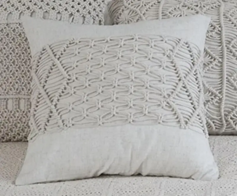 Homeko Macrame Pillow Covers