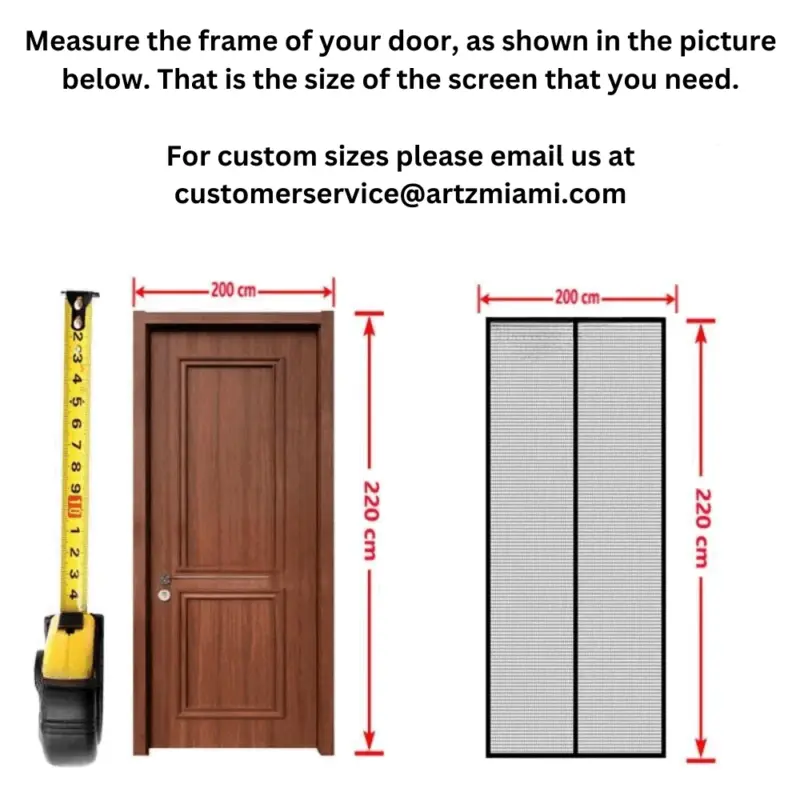 Homeko Magnetic Auto Closing Anti Mosquito Door Screen