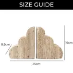 Homeko_Marble_Travertine_Bookends_-_-4263277 Homeko Marble Travertine Bookends