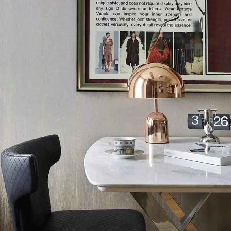 Homeko Metal Mushroom Rechargeable Retro Lamp
