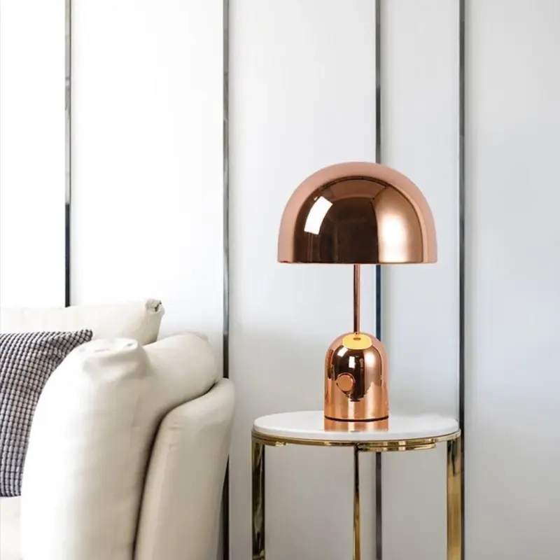 Homeko Metal Mushroom Rechargeable Retro Lamp