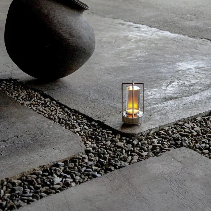 Homeko Metal Rechargeable Retro Indoor/Outdoor Table Lamp -
