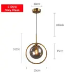 Homeko_Metal_Ring_Glass_Pendant_Lights_-_-4264198 Homeko Metal Ring Glass Pendant Lights