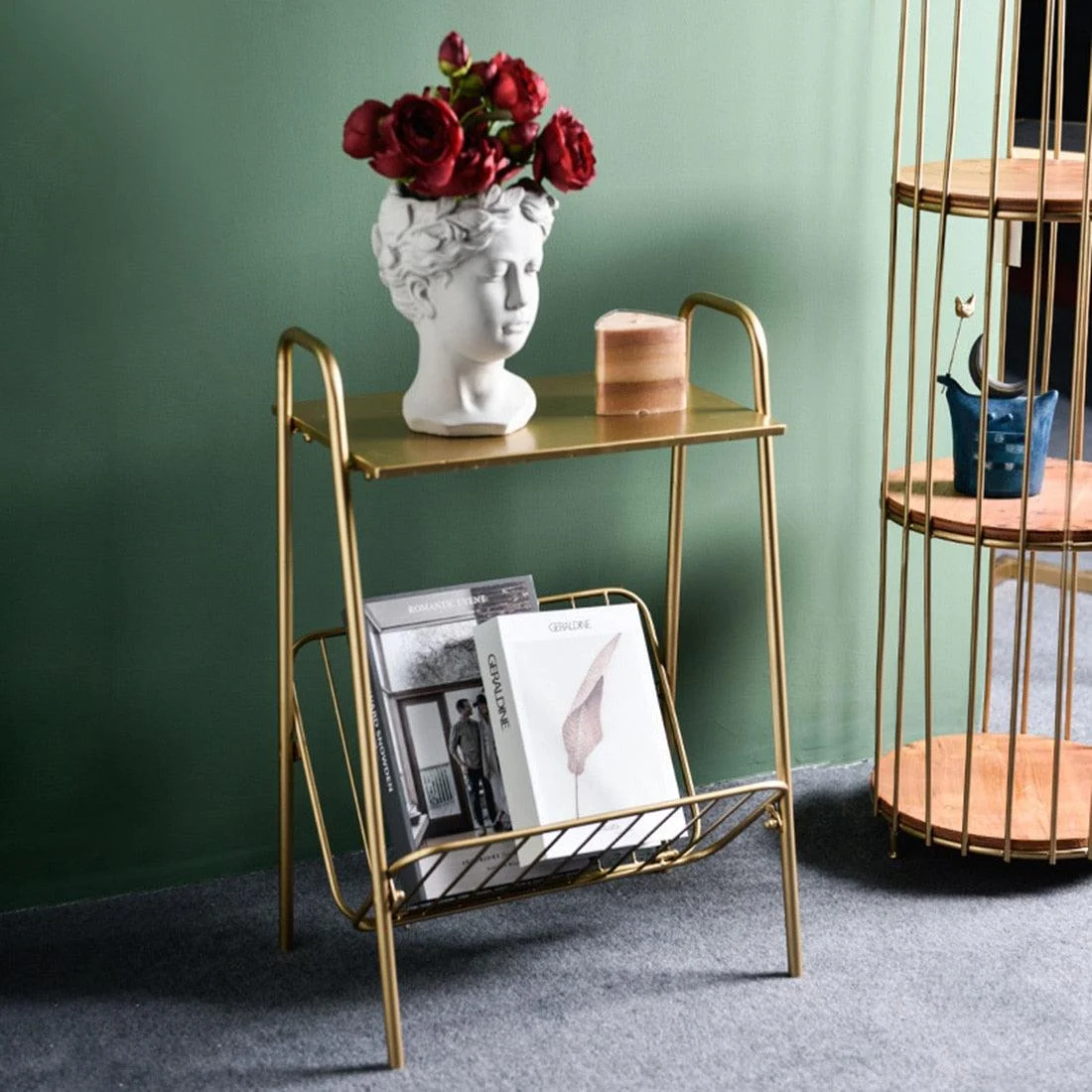 Homeko Metal Side Table Rack -