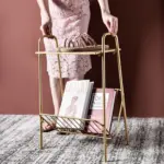 Homeko Metal Side Table Rack