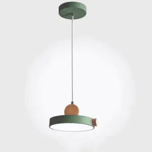 Homeko Metal and Wood Pendant Light