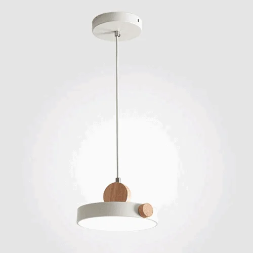 Homeko Metal and Wood Pendant Light -