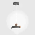 Homeko Metal and Wood Pendant Light