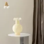 Homeko_Milky_Yellow_Ornament_Decorative_Glass_Vase_-_-4264550 Homeko Milky Yellow Ornament Decorative Glass Vase