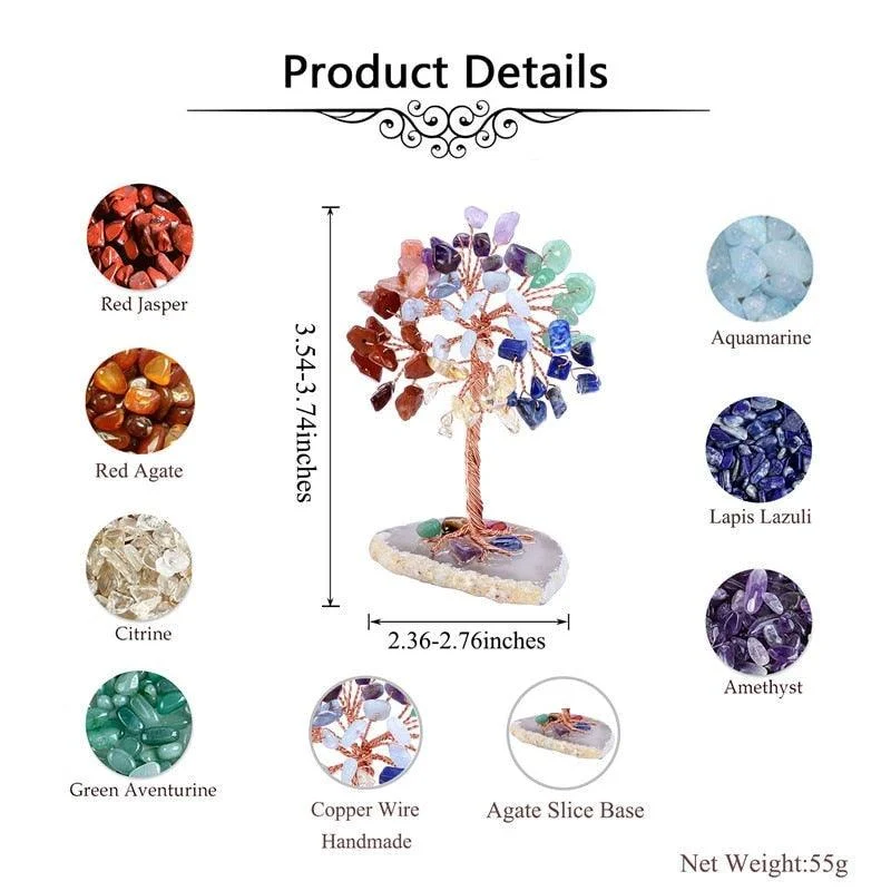 Homeko Mini Crystal Tree of Life -