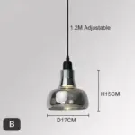 Homeko_Mini_Shiny_Gray_Glass_Pendant_Lights_-_-4264650 Homeko Mini Shiny Gray Glass Pendant Lights