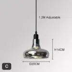 Homeko_Mini_Shiny_Gray_Glass_Pendant_Lights_-_-4264652 Homeko Mini Shiny Gray Glass Pendant Lights