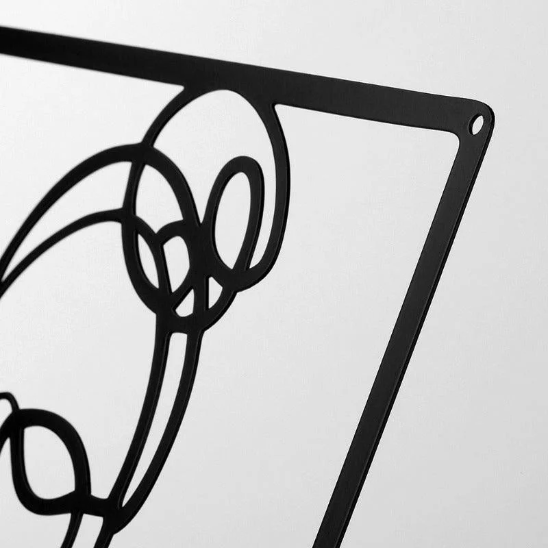 Homeko Minimalist Abstract Wall Decor Art Metal Cutouts - 3 Piece Set -