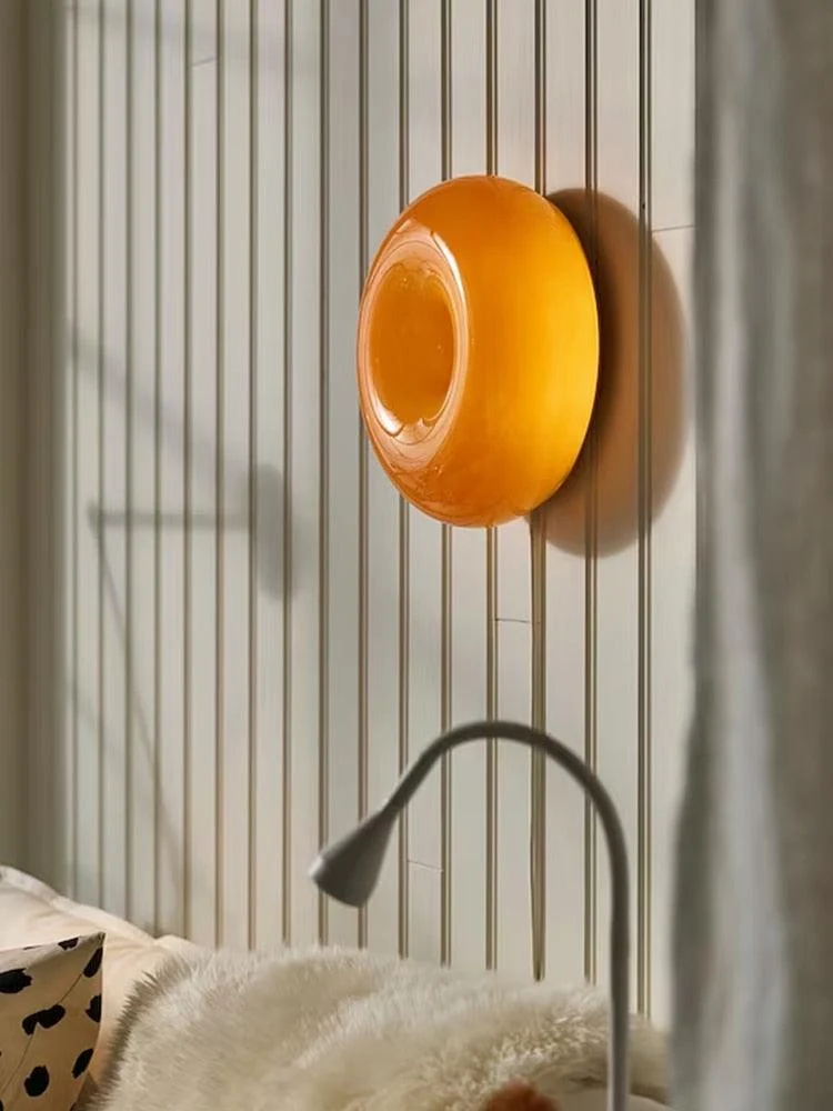 Homeko Minimalist Ambiance Donut LED Touch Wall Lamp -