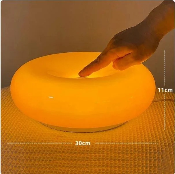 Homeko Minimalist Ambiance Donut LED Touch Wall Lamp -