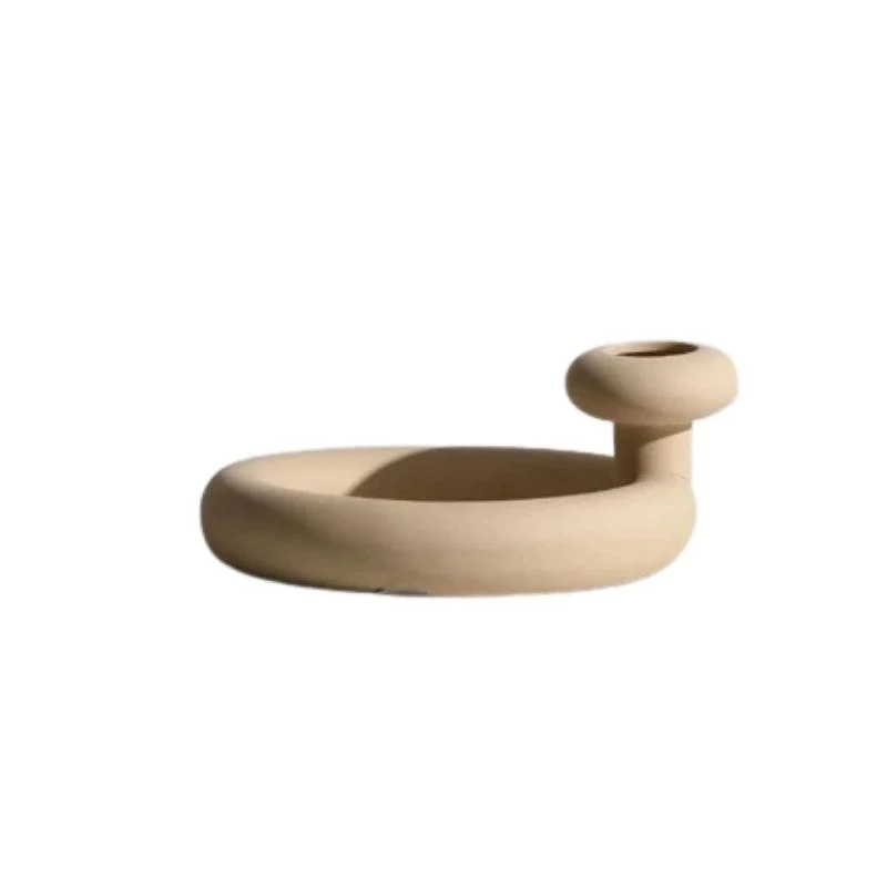 Homeko Minimalist Ceramic Vases and Candle Holders -