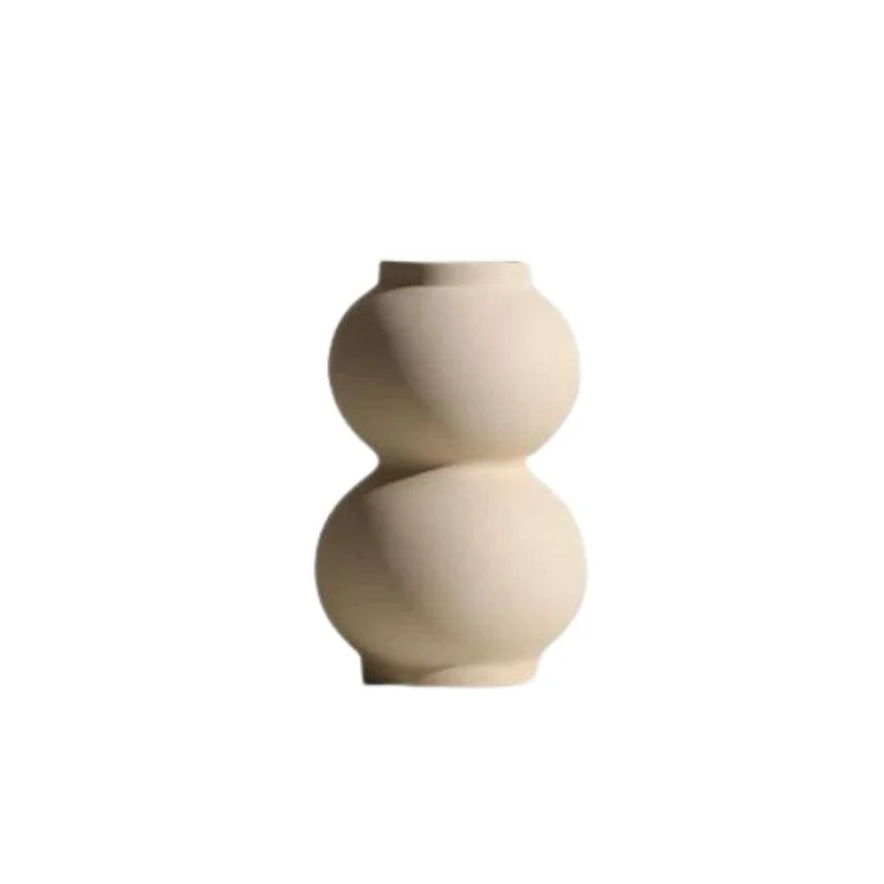 Homeko Minimalist Ceramic Vases and Candle Holders -