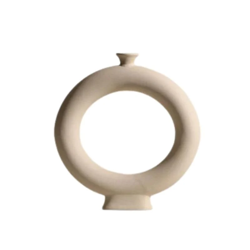 Homeko Minimalist Ceramic Vases and Candle Holders -