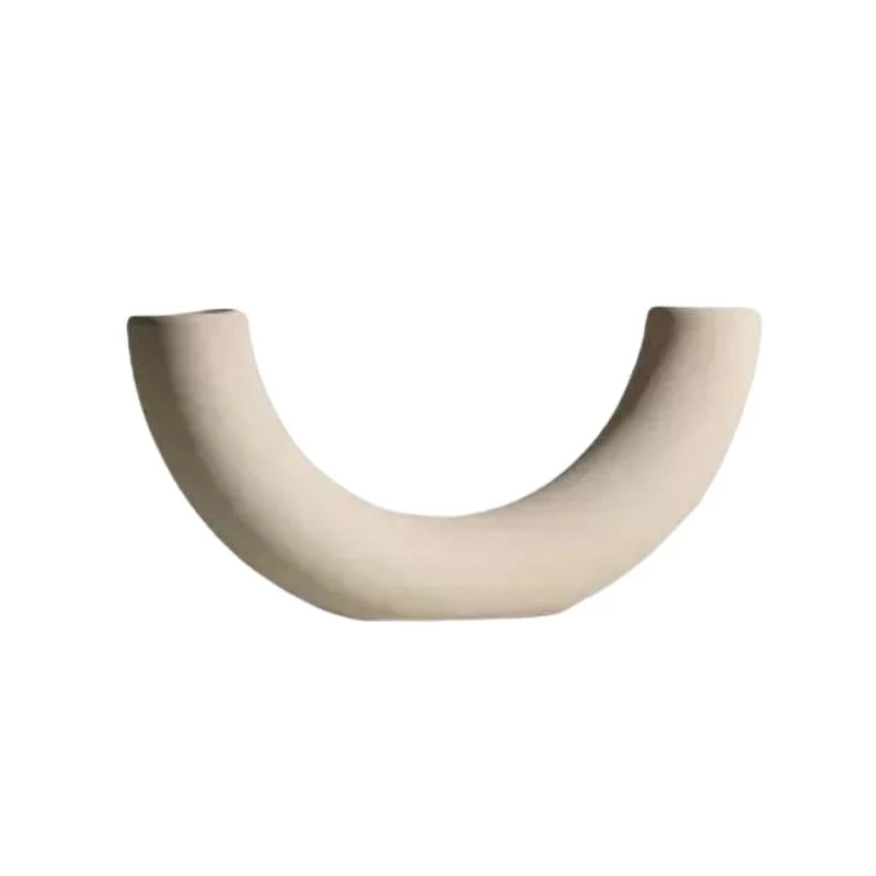 Homeko Minimalist Ceramic Vases and Candle Holders -