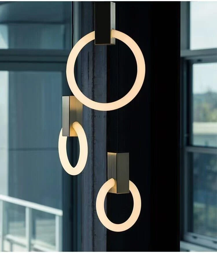 Homeko Minimalist Circular Small Pendant Light - 