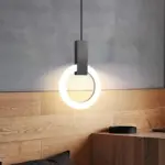 Homeko Minimalist Circular Small Pendant Light