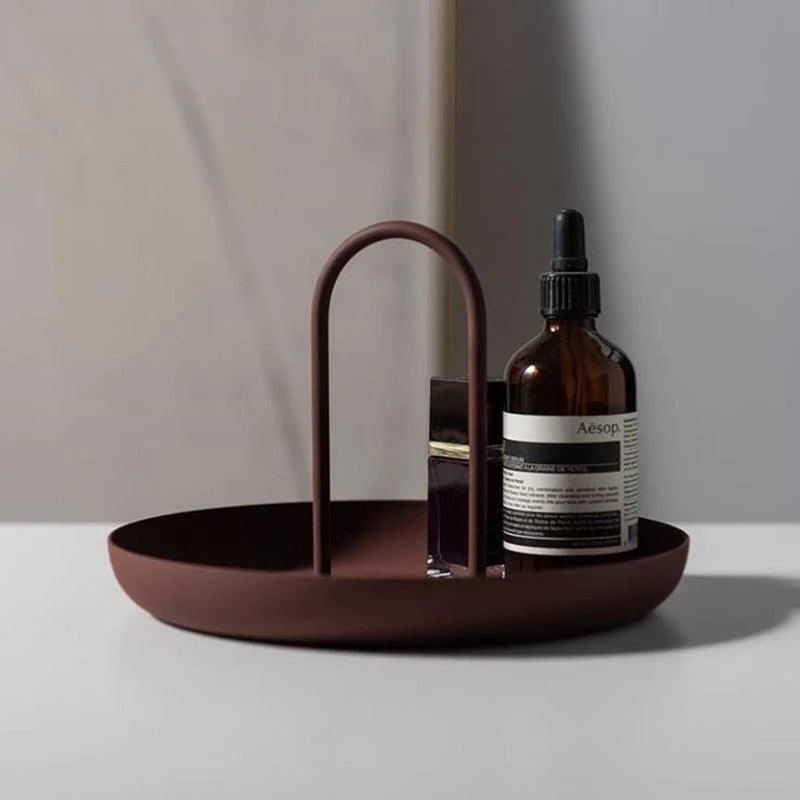 Homeko Minimalist Decorative Round Storage Trays -
