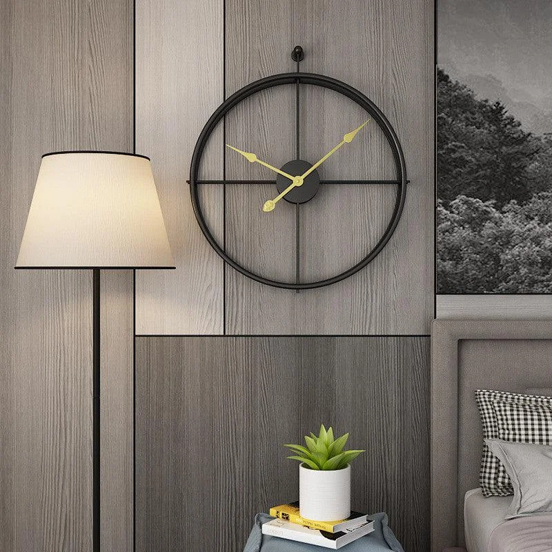 Homeko Minimalist Metal Wall Clock Large -