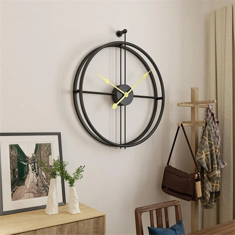 Homeko Minimalist Metal Wall Clock Large -