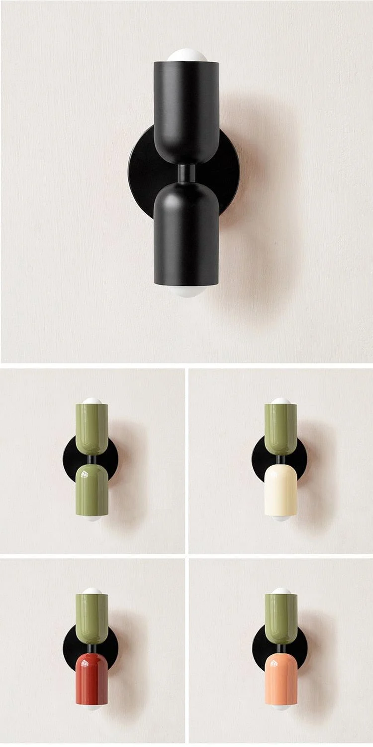 Homeko Minimalist Two-Bulb Wall Sconce -