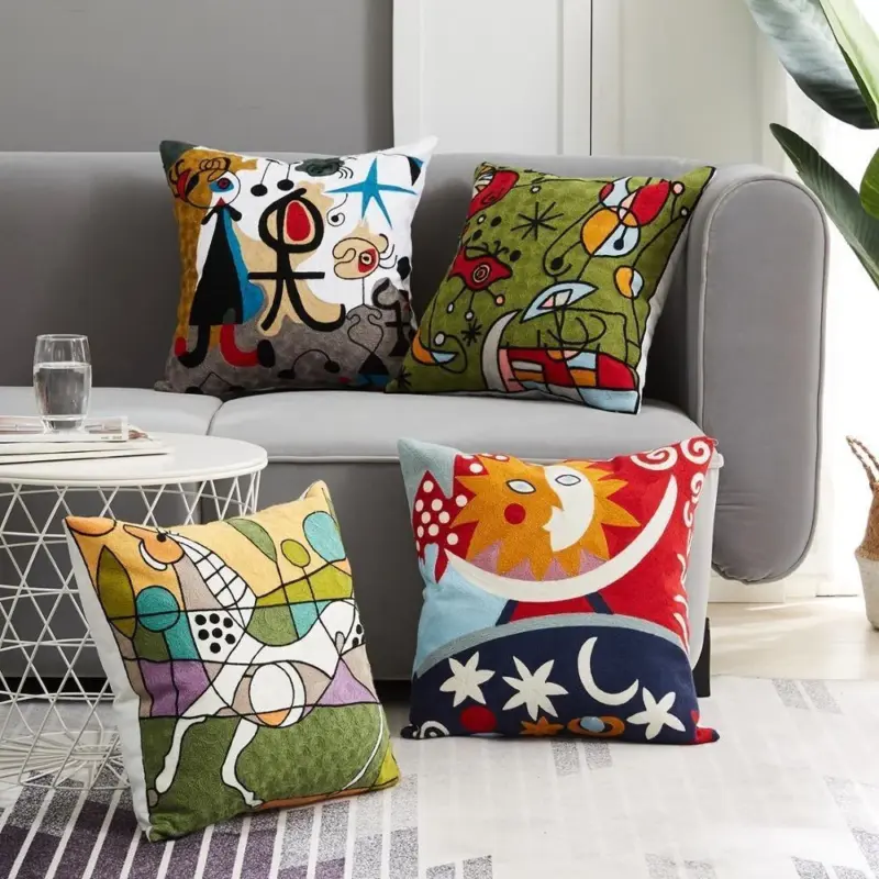 Homeko Modern Art Pillow Covers