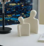 Homeko Modern Couple Statue Table Decor