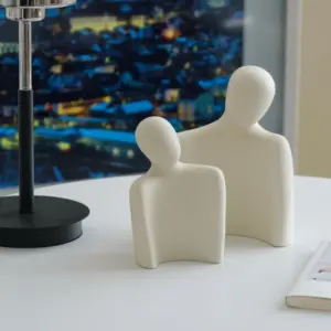 Homeko Modern Couple Statue Table Decor - 