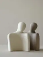 Homeko Modern Couple Statue Table Decor