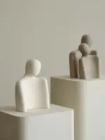 Homeko Modern Couple Statue Table Decor