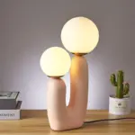 Homeko Modern Double Head Table Lamp