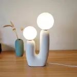 Homeko Modern Double Head Table Lamp