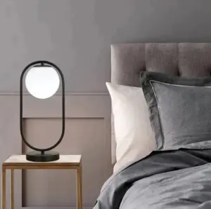 Homeko Modern Glass Ball Table Lamp