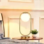 Homeko Modern Glass Ball Table Lamp
