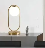 Homeko Modern Glass Ball Table Lamp