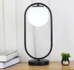 Homeko Modern Glass Ball Table Lamp